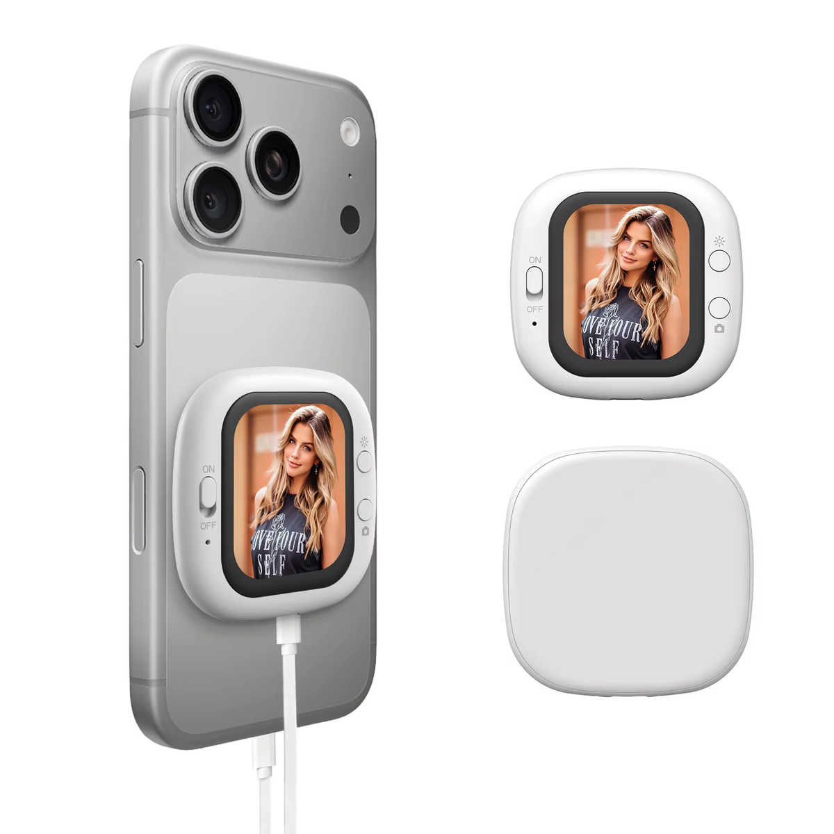 Magnetic Mobile Phone Rear Camera Selfie Video Camera Wireless Magnetic Mobile Phone Vlog Mini